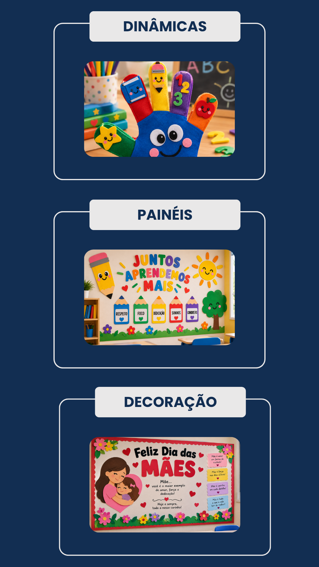 Perguntas frequentes sobre o Pack de Materiais Pedagógicos